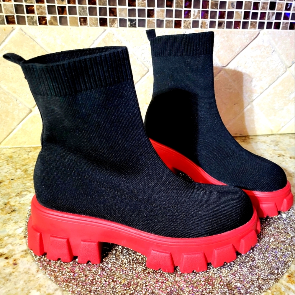 Chase+Chloe thick-soled boots
